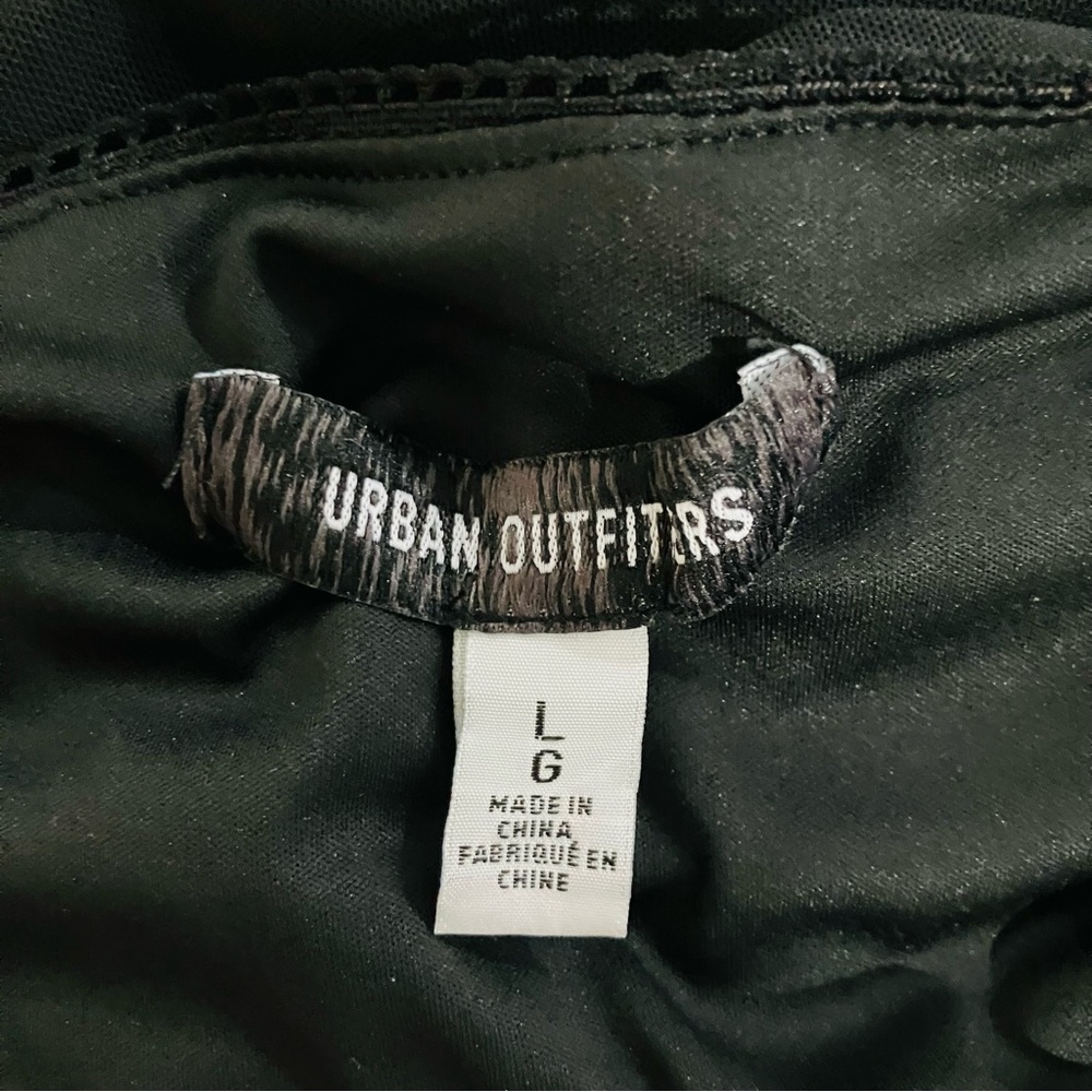 Y2K Urban Outfitters Ruched Black Pink Bow Top Coquette Girl 00’s Gossip Girl L - Picture 7 of 8